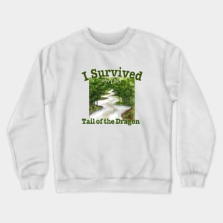 I Survived Tail Of The Dragon, HWY 129 Crewneck Sweatshirt